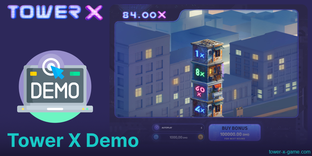 Tower X demo mode available in online casinos in India