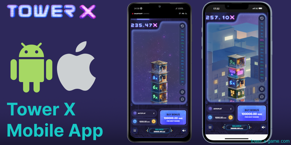 Tower X mobile apps available for Android and iOS in India